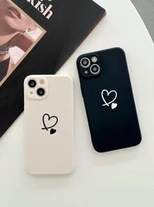 Ốp lưng điện thoại in hình trái tim nhiều màu sắc cho ngày cưới và ngày lễ tình nhân 2 chiếc/bộ tương thích với iPhone tương thích với iPhone 11, iPhone 13, iPhone 14 Pro Max chống nước chống sốc chống rơi chống trầy xước - Nhiều màu - Xem 2