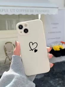 Ốp lưng điện thoại in hình trái tim nhiều màu sắc cho ngày cưới và ngày lễ tình nhân 2 chiếc/bộ tương thích với iPhone tương thích với iPhone 11, iPhone 13, iPhone 14 Pro Max chống nước chống sốc chống rơi chống trầy xước - Nhiều màu - Xem 3