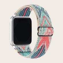 1pc Style Woven Nylon Apple Watch Band Apple Watch Strap Band Apple Watch Band Apple Watch Strap Strap Band With Adjustable ClosureApple Watch Band A