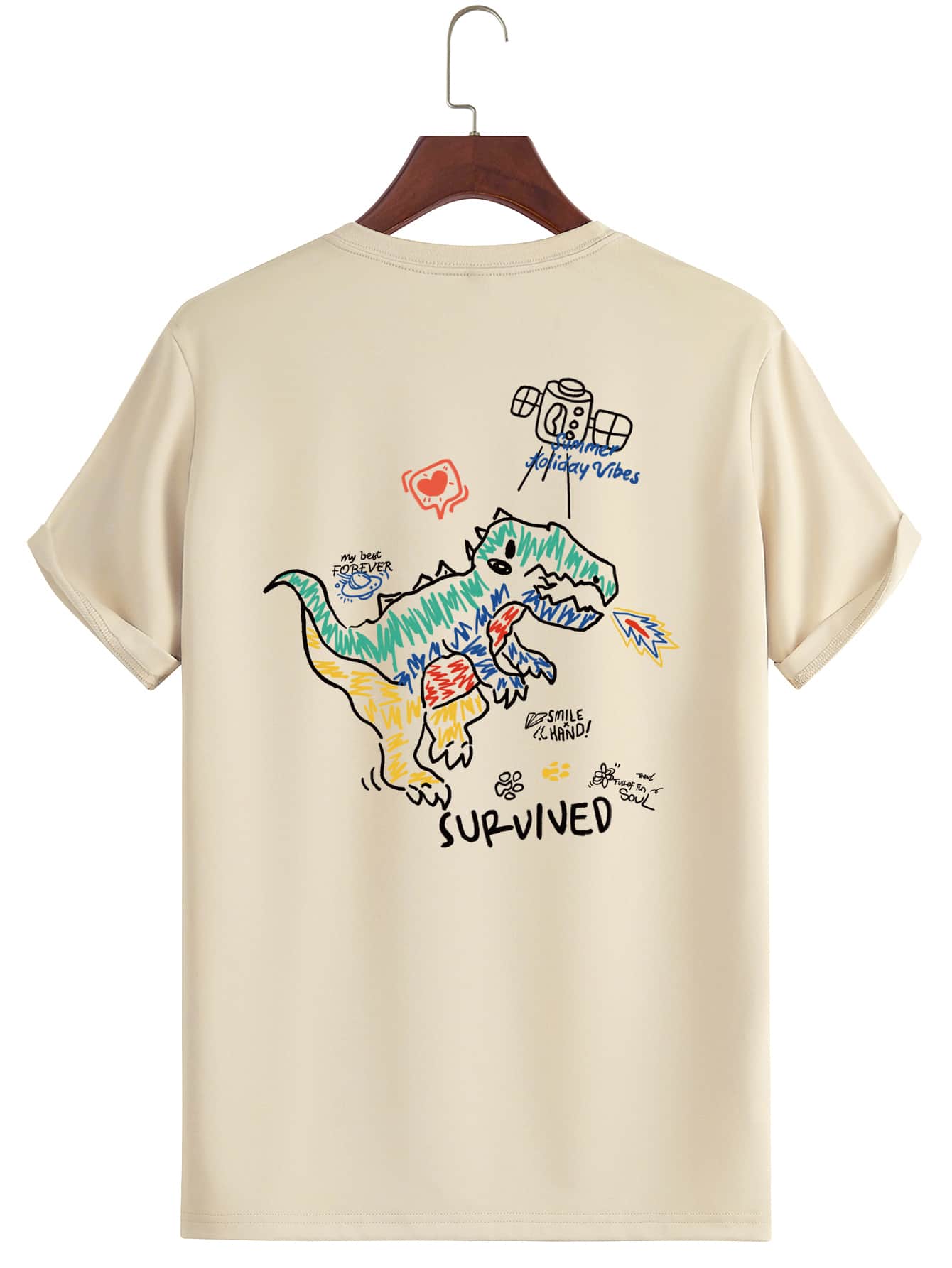 Romwe dinosaur shirt Clearance