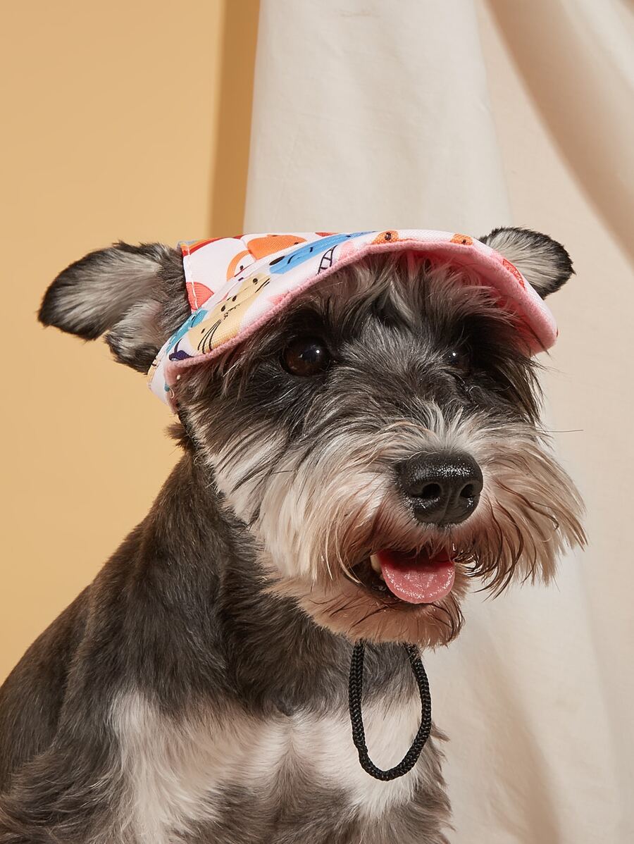 1pc Cartoon Graphic Pet Hat - Multicolor - View 1