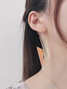 閃電耳墜 - 淡紫色 - 查看 2