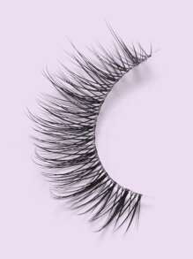 MAGEFY 4 Pairs Of Natural Full False Eyelashes, Fluffy Slim For Everyday Use Manga Eyelashes, Travel Essentials Strip Lashes, Lashes, Eyelashes, Fake Lashes - Black - View 4