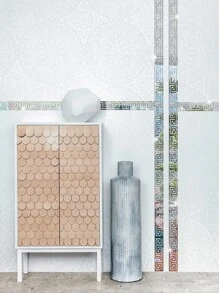 10 Cái/lốc Rỗng Ra Gương Acrylic Dán Tường Trang Trí Nhà Cửa - Bạc - Xem 5