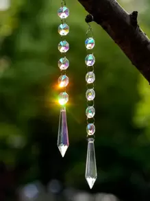 1pc Bird Repellent Crystal Pendant - Multicolor - View 1