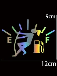 1sheet Hình Graphic Car Laser Sticker - Nhiều màu - Xem 4