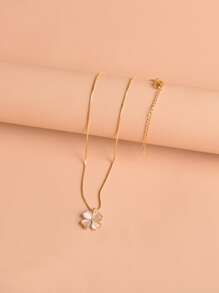 Four-Leaf Clover Charm Necklace