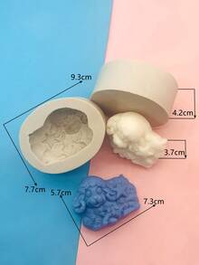1pc Cừu hình con cừu màu ngẫu nhiên Khuôn silicone - Nhiều màu - Xem 4