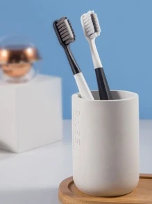 1pc Random Color Soft Toothbrush - Multicolor - View 4