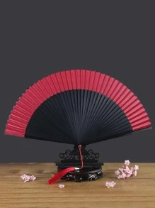 1 pieza Abanico de color mixto plegable - Multicolor - Ver 2