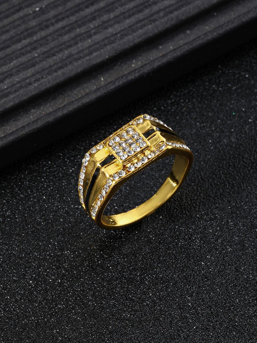 Men Rhinestone Decor Ring | SHEIN USA