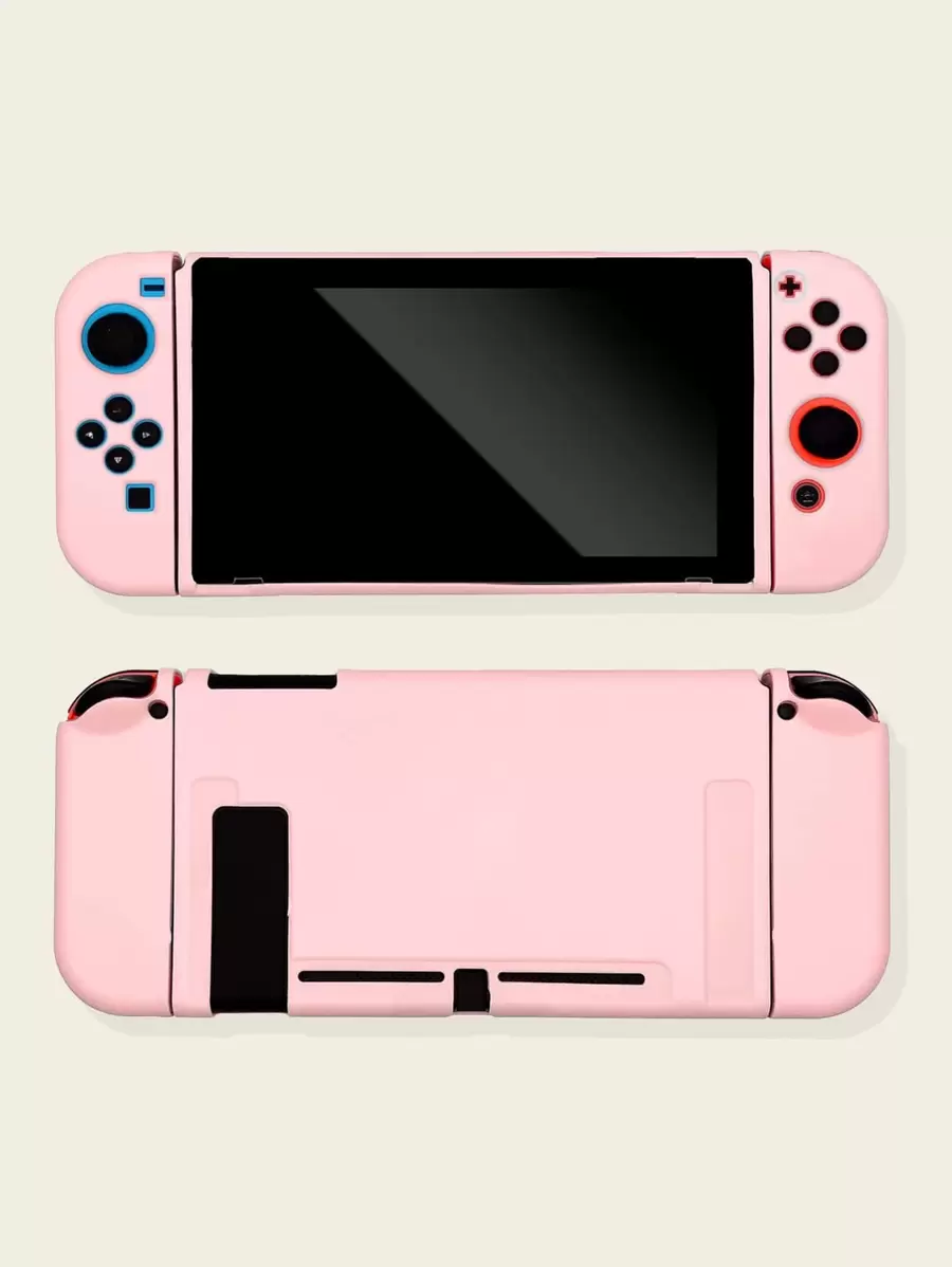 Plain Case Compatible With Nintendo Switch - Pink - View 1