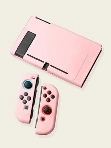 Plain Case Compatible With Nintendo Switch - Pink - View 3