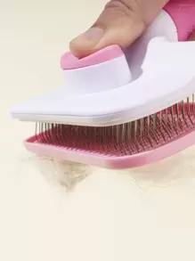 1pc Long Handle Pet Hair Comb