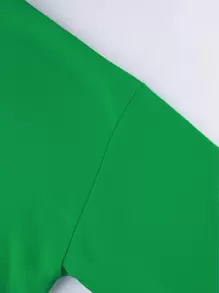 INAWLY Áo hoodie lót nhiệt túi Kangaroo trơn, áo dài tay - màu xanh lá - Xem 6