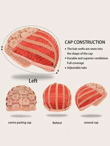 Halloween Costume Wig Synthetic Heat Resistant Wigs Bob Curly Wave With BangFull Machine Made Daily Party Use For Women Natural Looking Good Quality Synthetic Soft Wigs - Red - View 7