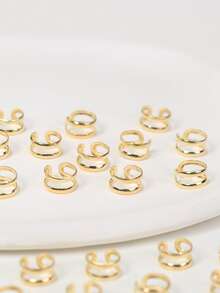 30pcs Minimalist Hair Ring - Gold - View 3
