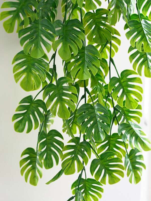 1pc Artificial Hanging Ivy, Fake Leaves Vine, Plastic Fake Greenery