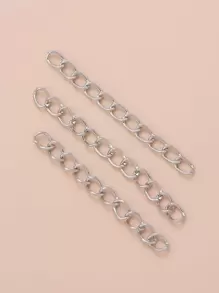 100 st. Svans Kedja Länkar För DIY Hänge Tillverkning