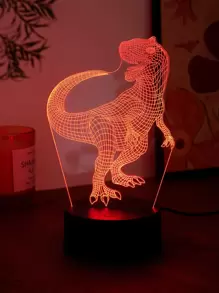 1 pieza Luz de la decoración con diseño de dinosaurio - Multicolor - Ver 6