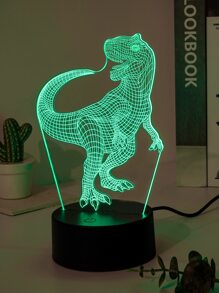 1 pieza Luz de la decoración con diseño de dinosaurio - Multicolor - Ver 7