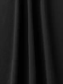 SHEIN LUNE Plus Heart Print Tee - Black - View 4