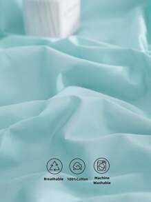 Set colcha sin relleno de dos tonos - Azul - Ver 5