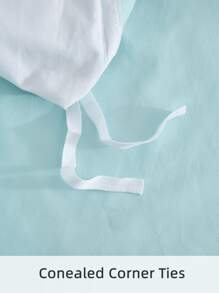 Set colcha sin relleno de dos tonos - Azul - Ver 8