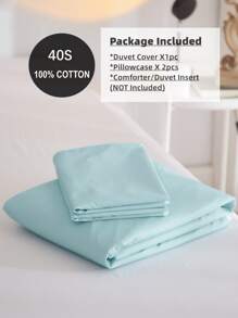 Set colcha sin relleno de dos tonos - Azul - Ver 6