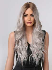 HAIRCUBE Long Body Wave Synthetic Wig - Multicolor - View 6