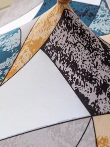 Funda para silla con patrón geométrico elástico - Multicolor - Ver 4