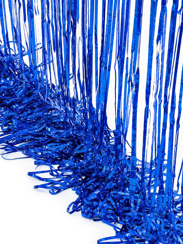 1pc TPE Tassel Curtain, Modern Metallic Foil Curtain For Party SHEIN USA