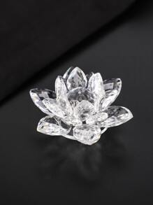 1 件莲花形桌面装饰，适合家居装饰、卧室最佳礼物 - 無色 - 查看 1