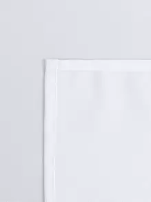 Mantel minimalista unicolor - Blanco - Ver 3