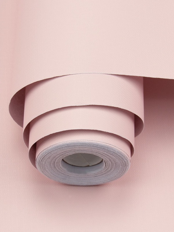 1roll Solid Color Wall Paper