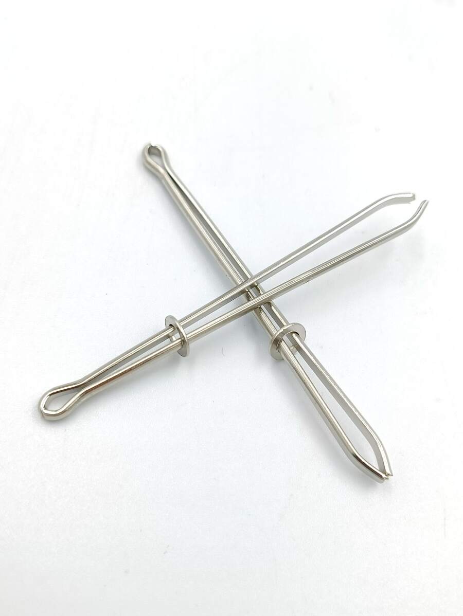 3pcs Elastic Belt Threading Device, Threading Needle Clip, Rubber