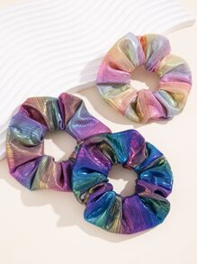 3pcs Ombre Holographic Scrunchie - Multicolor - View 1
