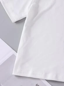 Conjunto De Pijama Impreso Con Dibujos De Ovejas, Incluye Top Y Pantalón - Multicolor - Ver 3