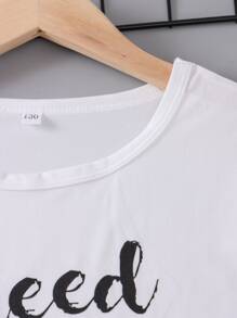 Conjunto De Pijama Impreso Con Dibujos De Ovejas, Incluye Top Y Pantalón - Multicolor - Ver 5