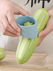 1pc, Peeler, Vegetable Peeler, Paring Knife For Vegetable And Fruit, Cucumber Peeler, Multifunctional Kitchen Fruit Planner, Squeegee Peeler Peeler, Kitchen Accessories - Blue - View 1