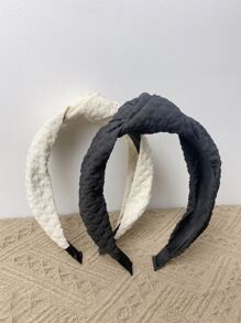 2入組結飾髮箍 - 彩色 - 查看 2