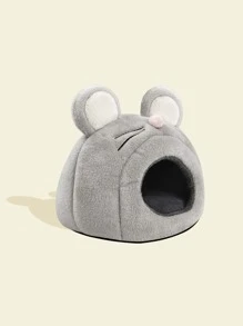 Rat Shaped Small Pet Bed - Beige - View 2