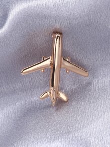飛機設計胸針 - 金黃色 - 查看 10