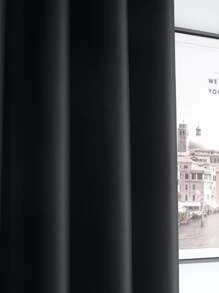 Rèm bảng đơn màu đồng nhất - màu đen - Xem 2