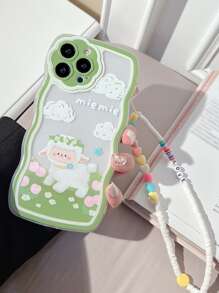 Funda para móvil de oveja de dibujos animados con tira cuenta - Multicolor - Ver 3