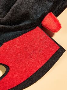 蝙蝠設計寵物頭飾 - 黑色 - 查看 4