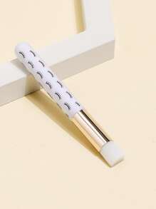 Clean Nose Brush 1pc Hand-Mounted To Blackhead Clean Face Brush Nose Brush For Acne, Soft Hair Clean Brush - White - View 2