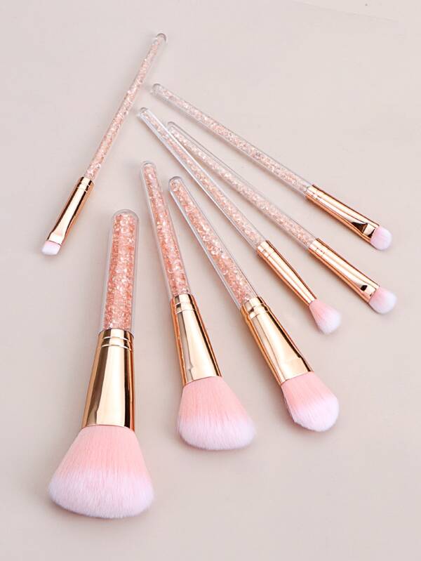Makeup Brush Sets, 7pcs Portable Multifunctional Makeup Brush
