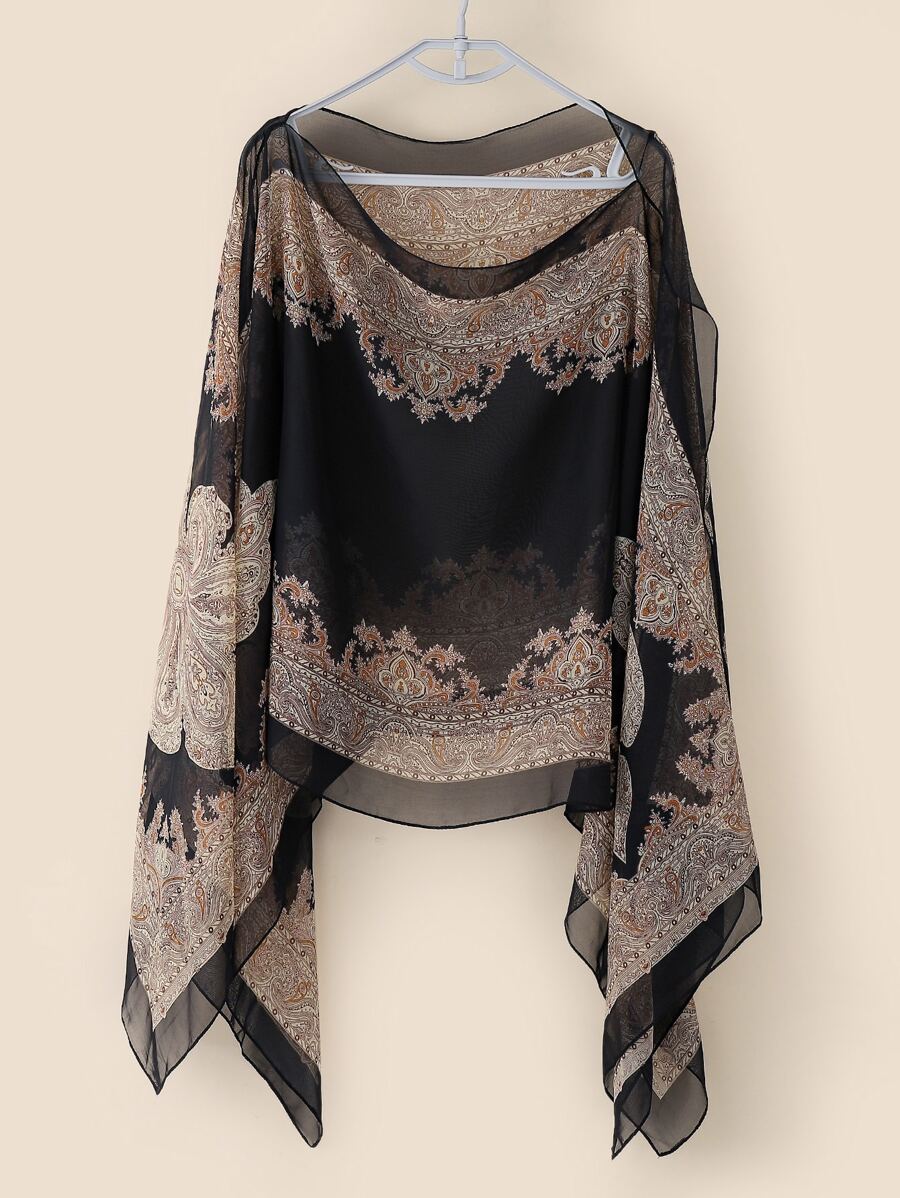 1pc Graphic Shawl