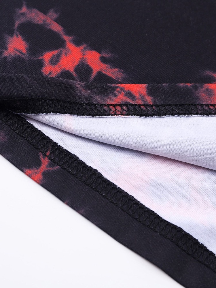 Manfinity 男士紮染表情圖案背心上衣 - 彩色 - 查看 4